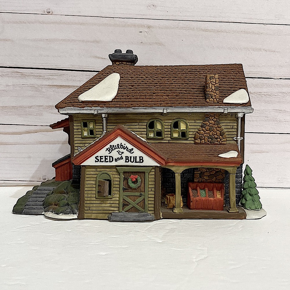 DEPARTMENT 56 - Bluebird Seed And Bulb - Heritage Village - New England Village